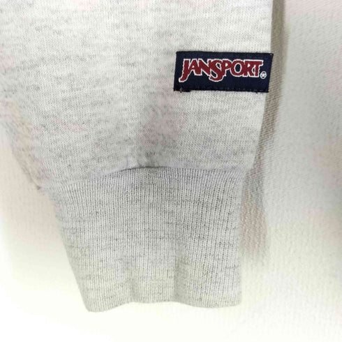 ジャンスポーツ JanSport 90s USA製 カレッジ刺繍 プルオーバースウェット 霜降り メンズ import:L