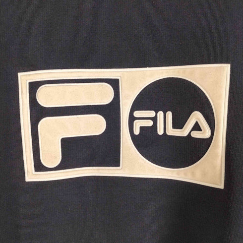 フィラ FILA 00s フロントロゴ プルオーバースウェット メンズ import:S