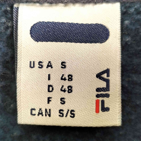 フィラ FILA 00s フロントロゴ プルオーバースウェット メンズ import:S