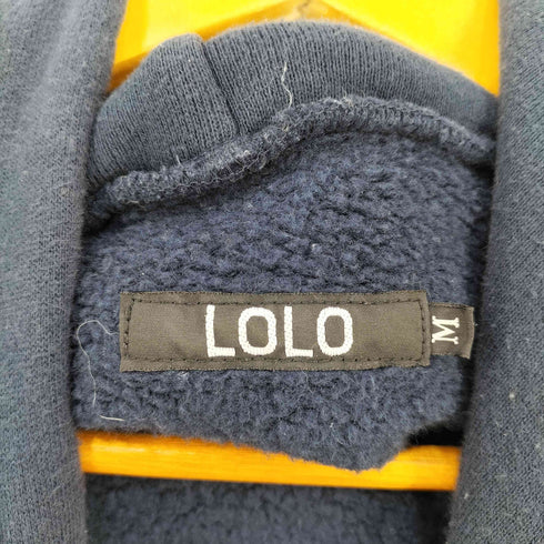 ロロ LOLO コットンウール 裏毛 プルオーバーパーカー メンズ JPN:M
