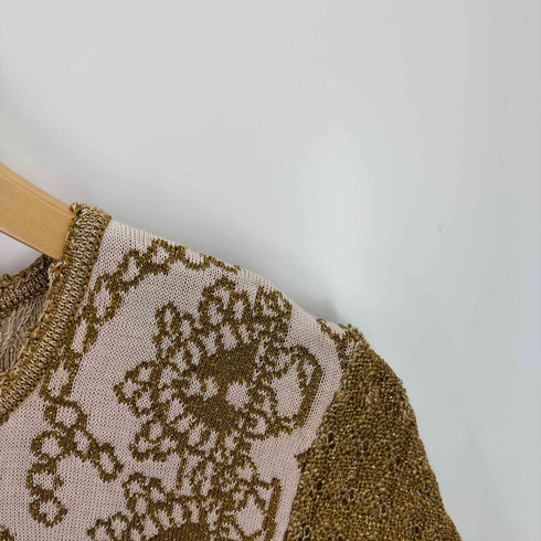 クリスチャンラクロワ Christian Lacroix BAZAR ラメ加工 総柄カットソー レディース JPN:XL