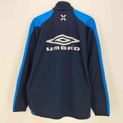 アンブロ UMBRO 00s 背面ロゴ ラグラン ジップアップトラックジャケット メンズ JPN:L
