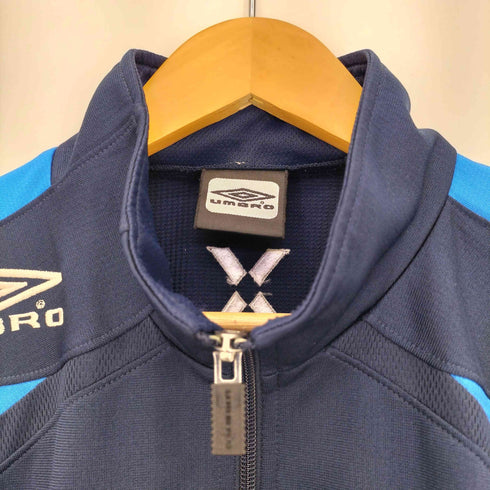 アンブロ UMBRO 00s 背面ロゴ ラグラン ジップアップトラックジャケット メンズ JPN:L