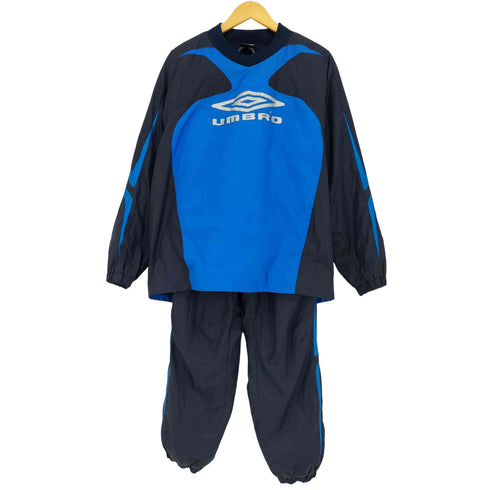 アンブロ UMBRO 00s 中綿ピステ トレーニングウェア セットアップ メンズ 上 M-L 下 O-XO