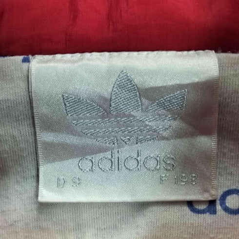 アディダスオリジナルス adidas Originals 万国旗タグ ロゴ刺繍 企業ロゴプリント スイッチングパターン ナイロン ジップアップジャケット メンズ import:XL