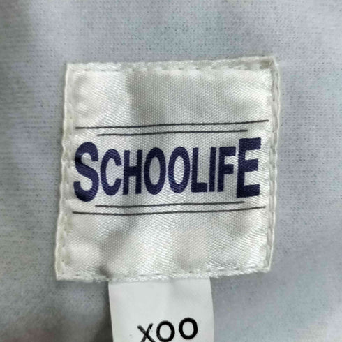 SCHOOLIFE NATS袖刺繍 ナイロン ハイネック ジップアップジャケット メンズ XOO