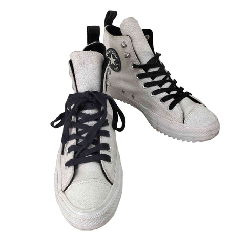 コンバースオールスター CONVERSE ALLSTAR Chuck Taylor Hiking Boots White Suede ハイカットスニーカー メンズ JPN:25.5