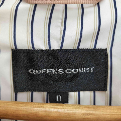 クイーンズコート QUEENS COURT バックルベルト付きトレンチコート レディース JPN:0
