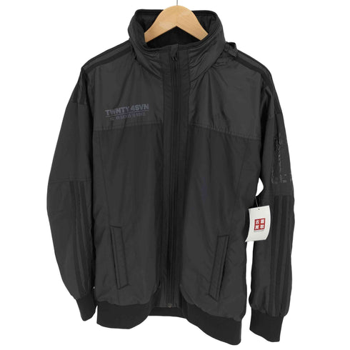 アディダス adidas 24/7 ウインドブレーカー 裏起毛 ウインドブレーカー プリント ジップアップ ジャケット メンズ O