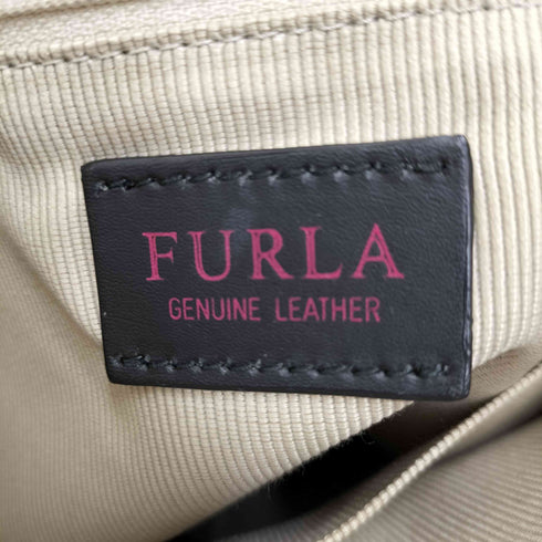 フルラ FURLA ワンポイントロゴレザーショルダーバッグ レディース