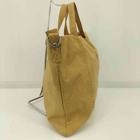 ジャンニキャリーニ GIANNI CHIARINI パイソン型押し 2WAY レザー ショルダーバッグ レディース