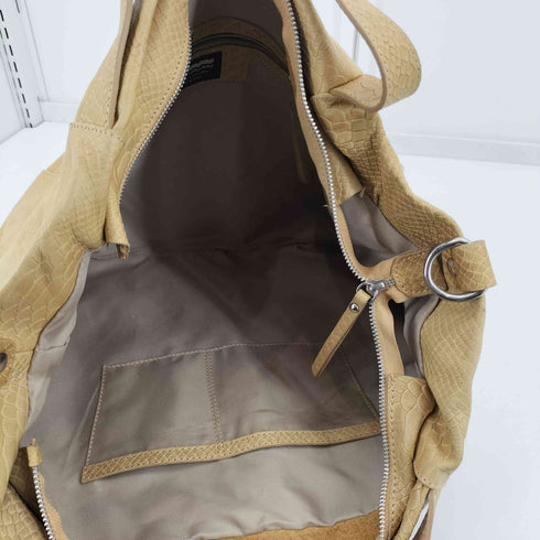ジャンニキャリーニ GIANNI CHIARINI パイソン型押し 2WAY レザー ショルダーバッグ レディース
