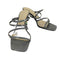 チャールズキース CHARLES & KEITH クロックエフェクト シリンドリカルヒールミュール Animal Print Blue レディース EUR:39
