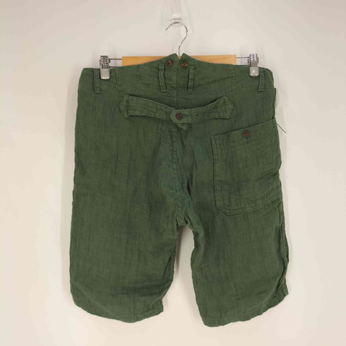 ジプシーアンドサンズ GYPSY&SONS ボタンフライ リネンハーフパンツ メンズ M