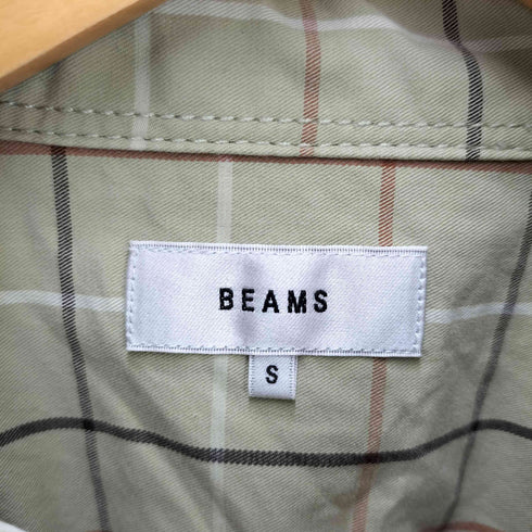 ビームス BEAMS レトロチェック ワークシャツ メンズ S
