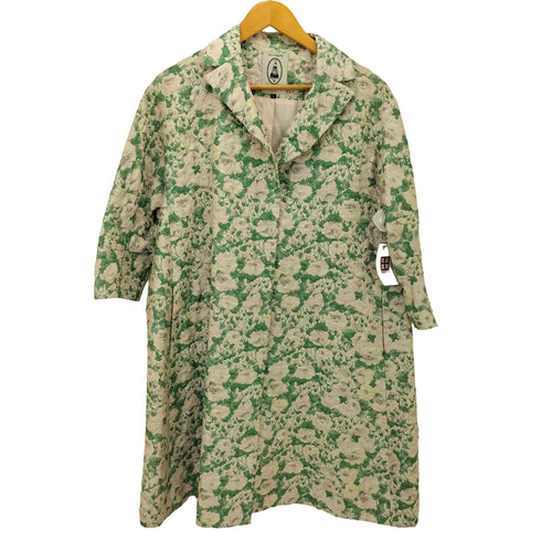 ルールロジェット leur logette ジャガー花柄シルク混コート レディース 1