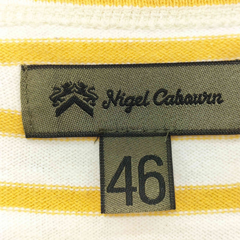 ナイジェルケーボン NIGEL CABOURN ボーダー バスクシャツ メンズ 46