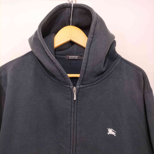 バーバリーブラックレーベル BURBERRY BLACK LABEL ホース刺繍ロゴ ジップアップパーカー メンズ 3