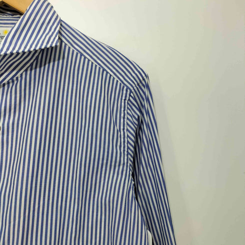 ジャンネット giannetto VINCI FIT カッタウェイ ストライプシャツ メンズ 40