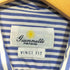 ジャンネット giannetto VINCI FIT カッタウェイ ストライプシャツ メンズ 40