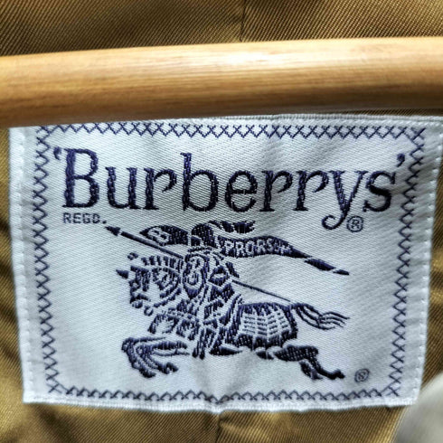 バーバリーズ BURBERRYS チェック柄切替ライナー付きステンカラーコート レディース 9AR