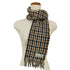 アクアスキュータム AQUASCUTUM 英国製 チェック ウールマフラー レディース