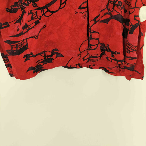 CHICO'S DESIGN 総柄シルクチャイナシャツ メンズ JPN:3