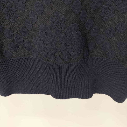 グレースコンチネンタル GRACE CONTINENTAL フラワーレースジャガードレーヨンニットトップス レディース JPN:36
