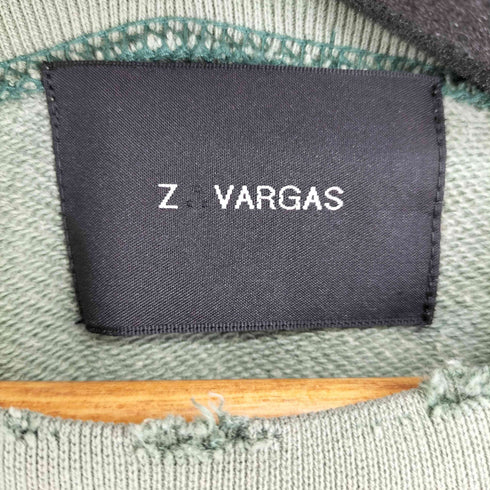 ZAC VARGAS 人物プリント ダメージ加工スウェット メンズ FREE