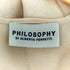 PHILOSOPHY DI ALBERTA FERRETTI イタリア製 三つ葉クローバー刺繍 シルクワンピース レディース 42