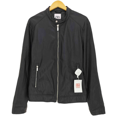 ザラ ZARA Faux leather Jaket フェイクレザージャケット メンズ import:M