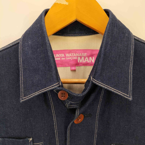 ジュンヤワタナベコムデギャルソンマン JUNYA WATANABE COMME des GARCONS MAN AD2012 素材切替デニムコート メンズ S