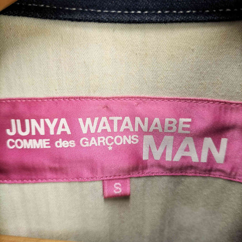 ジュンヤワタナベコムデギャルソンマン JUNYA WATANABE COMME des GARCONS MAN AD2012 素材切替デニムコート メンズ S