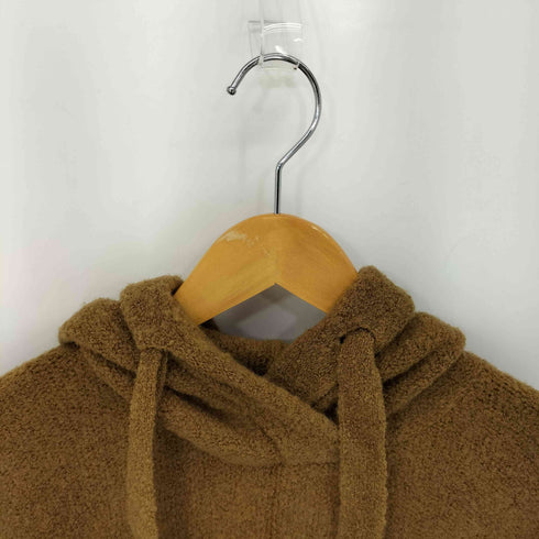 MANOF BOUCLE HOODIE KNIT TOPS レディース JPN:S