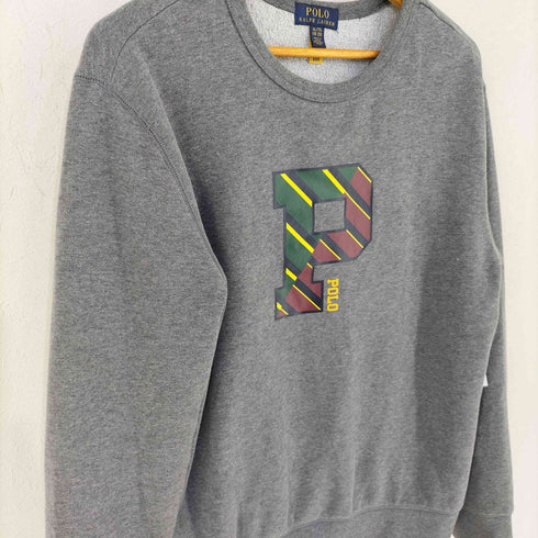 ポロラルフローレン POLO RALPH LAUREN Boy's Logo Print Fleece Crew Neck Sweat メンズ JPN:XL