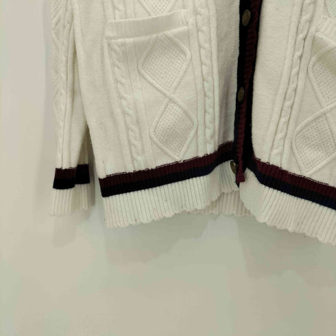 アクシーズファム axes femme ケーブルニットカーディガン レディース JPN:M