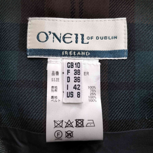 オニールオブダブリン ONEIL OF DUBLIN MULTI COMBINATION KILT マルチコンビネーション キルトスカート レディース 38