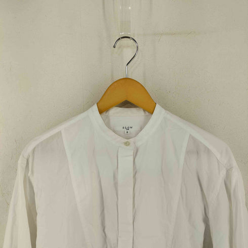 スロウ SLOW Soft Wash Shirting チュニック シャツ レディース JPN:38