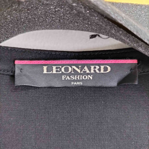 レオナール LEONARD ラインストーン付きカーディガン レディース JPN:M