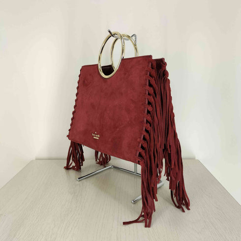 ケイトスペード Kate spade フリンジハンドバッグ レディース