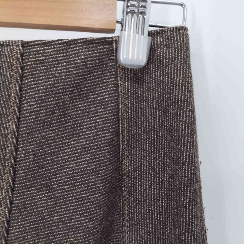 バーバリーブルーレーベル BURBERRY BLUE LABEL ナイロン混ウールミディアムスカート レディース EUR:38