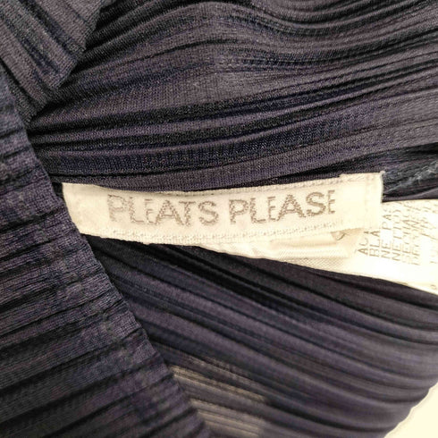 プリーツプリーズイッセイミヤケ PLEATS PLEASE ISSEY MIYAKE プリーツ加工ボトルネックトップス レディース JPN:3
