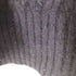 イタリヤ製 Cashmere Knit ケーブル切替トリコロールサイドテープ カシミヤニットセーター メンズ