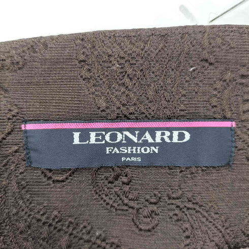 レオナール LEONARD ウールシルク ペイズリー柄スカート レディース 76-79