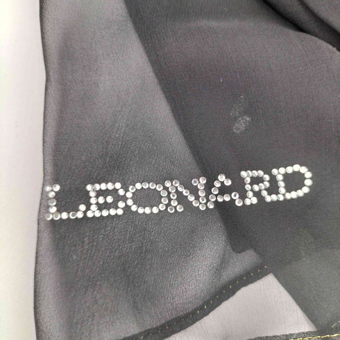レオナール LEONARD 花柄 シルクスカーフ レディース