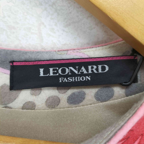 レオナール LEONARD 花柄ウールワンピース レディース JPN:34