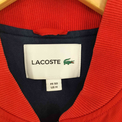 ラコステ LACOSTE スタジアムジャンパーモチーフジップブルゾン メンズ import:M