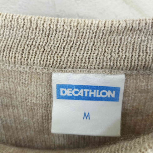 DECATHLON ウールアクリル クルーネックニット メンズ import:M