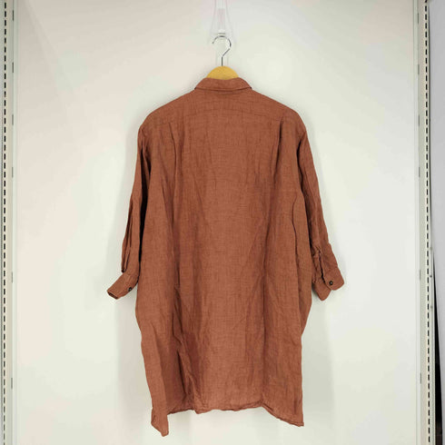 インディヴィジュアライズドシャツ individualized shirts リネンロングシャツ メンズ