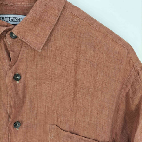 インディヴィジュアライズドシャツ individualized shirts リネンロングシャツ メンズ
